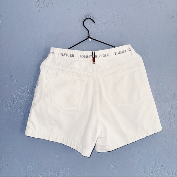 Tommy Hilfiger White 80s Jean Shorts Size 12/28” - Picture 2 of 6
